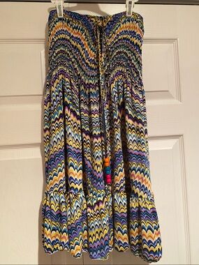 India Boutique strapless dress - free size- girls size 14